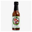 DDR BBQ Supply Crawdad's Classics Three Pepper Hot Sauce in a glass bottle with a green and white label