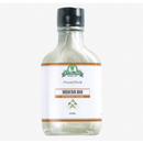 DDR BBQ Supply Stirling Soap Company Mountain Man aftershave splash in a clear glass bottle with a black cap