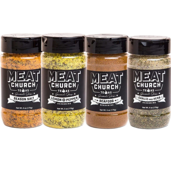 Meat Church Gourmet Seasonings 4 Pack