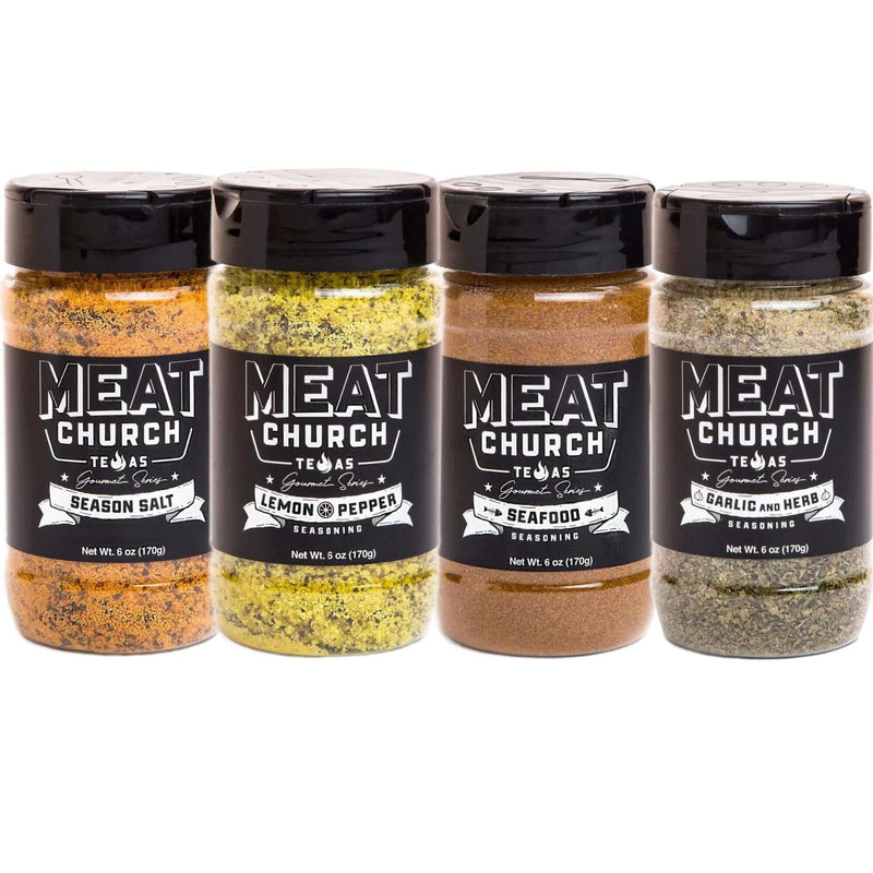 Meat Church Gourmet Seasonings 4 Pack