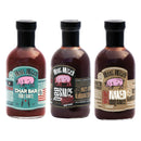 Meat Mitch Barbecue Sauce 3-Pack – customizable trio of bold BBQ sauces for ribs, brisket, chicken, and more