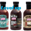 Meat Mitch Barbecue Sauce 3-Pack – customizable trio of bold BBQ sauces for ribs, brisket, chicken, and more