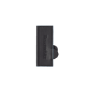 The Messermeister Black Magnetic Leather Edge-Guard - 4" is a stylish black leather sheath with visible stitching and Messermeister branding, providing secure, magnetic protection for your knife. Shown on a plain white background.