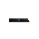 A sleek, rectangular black device with a blue circular logo is displayed on a white background, resembling the modern design of the Messermeister Edge-Guard Set - 7 Piece by Messermeister for premium knife storage.