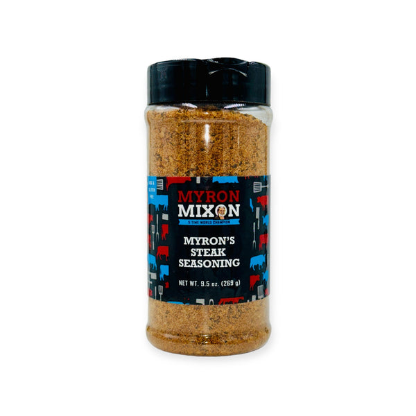 Myron Mixon steak seasoning for restaurant quality steaks