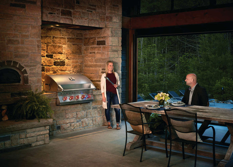 Napoleon Built-In 700 Series 38 BIG38 gas grill with infrared rear burner and rotisserie at DDR BBQ Supply