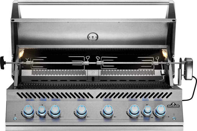 Napoleon Built-In 700 Series 44 BIG44 gas grill with dual infrared rear burners and rotisserie at DDR BBQ Supply