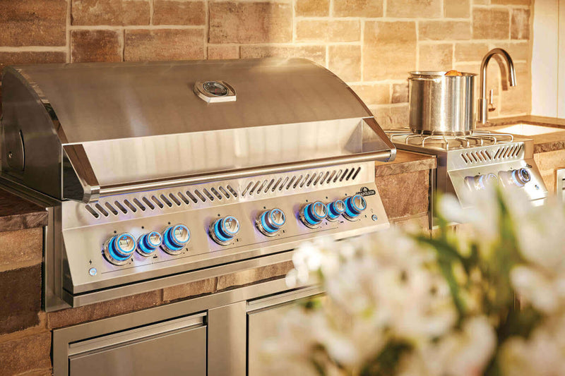 Napoleon Built-In 700 Series 44 BIG44 gas grill with dual infrared rear burners and rotisserie at DDR BBQ Supply