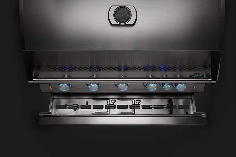 Napoleon Built-In 700 Series 44 BIG44 gas grill with dual infrared rear burners and rotisserie at DDR BBQ Supply