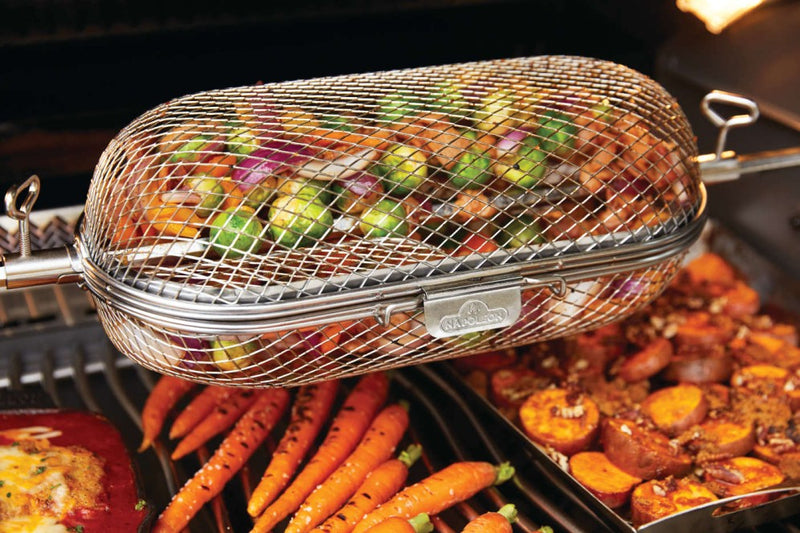 Napoleon Accessory Rotisserie Grill Basket for wings, vegetables, and small food items