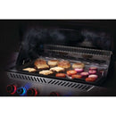 full-size stainless steel griddle insert for napoleon prestige rogue and 700 series grills in use on grill 