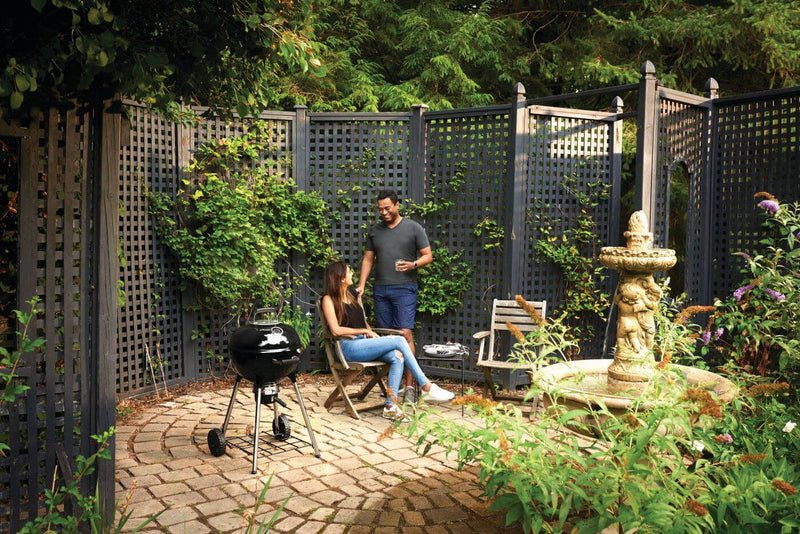 Napoleon Premium 18 Charcoal Kettle Grill NK18K-LEG with stainless steel grid and Vortex heat system at DDR BBQ Supply