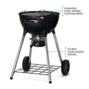 Napoleon Premium 18 Charcoal Kettle Grill NK18K-LEG with stainless steel grid and Vortex heat system at DDR BBQ Supply