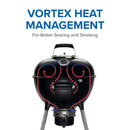 Napoleon Premium 18 Charcoal Kettle Grill NK18K-LEG with stainless steel grid and Vortex heat system at DDR BBQ Supply