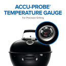 Napoleon Premium 18 Charcoal Kettle Grill NK18K-LEG with stainless steel grid and Vortex heat system at DDR BBQ Supply