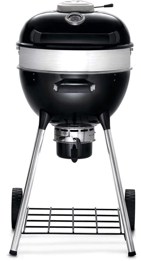 Napoleon Professional 18 Charcoal Kettle Grill PRO18K-LEG with cast iron grids and Vortex heat system at DDR BBQ Supply