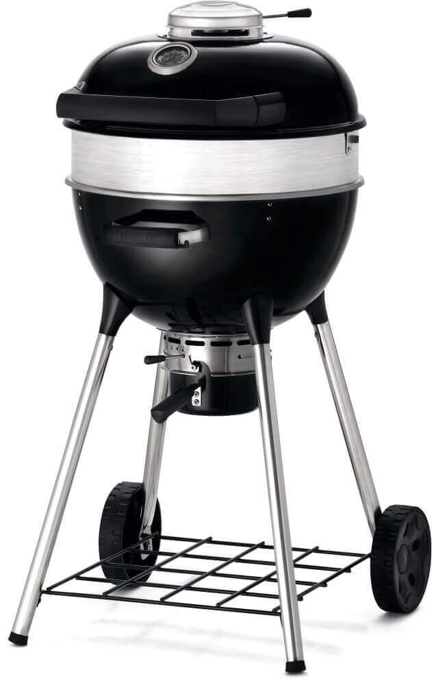 Napoleon Professional 18 Charcoal Kettle Grill PRO18K-LEG with cast iron grids and Vortex heat system at DDR BBQ Supply