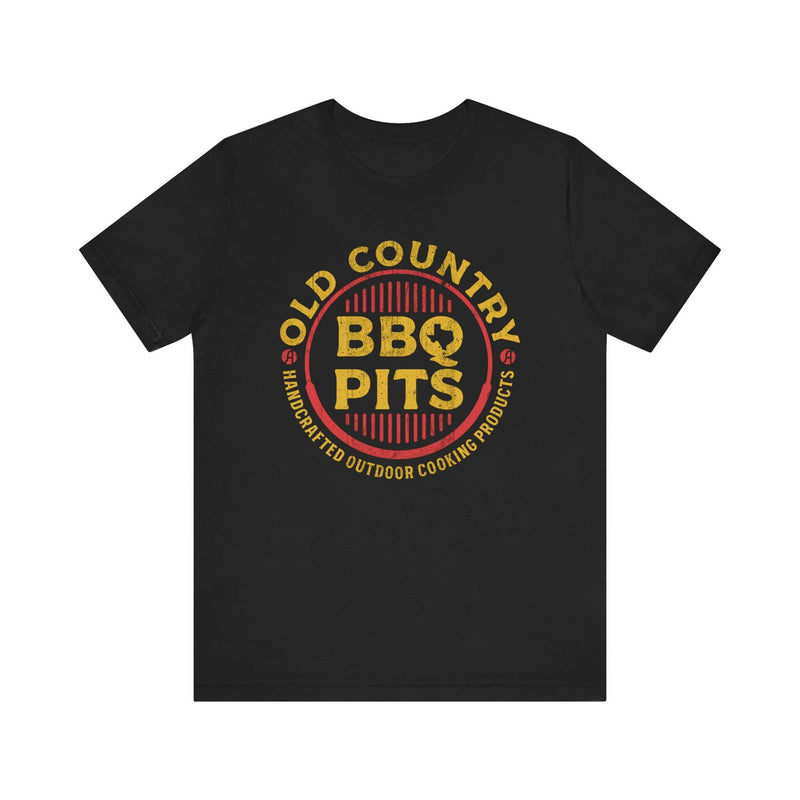 Unisex BBQ t-shirt worn by man and woman grilling together – premium fit, available at DDR BBQ Supply