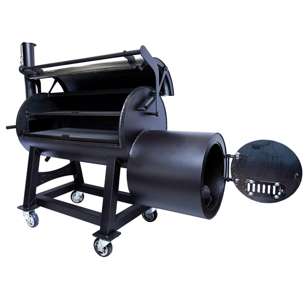 Old Country BBQ Pitts fully insulated G3 smoker with insulation in firebox and throughout smoker. 