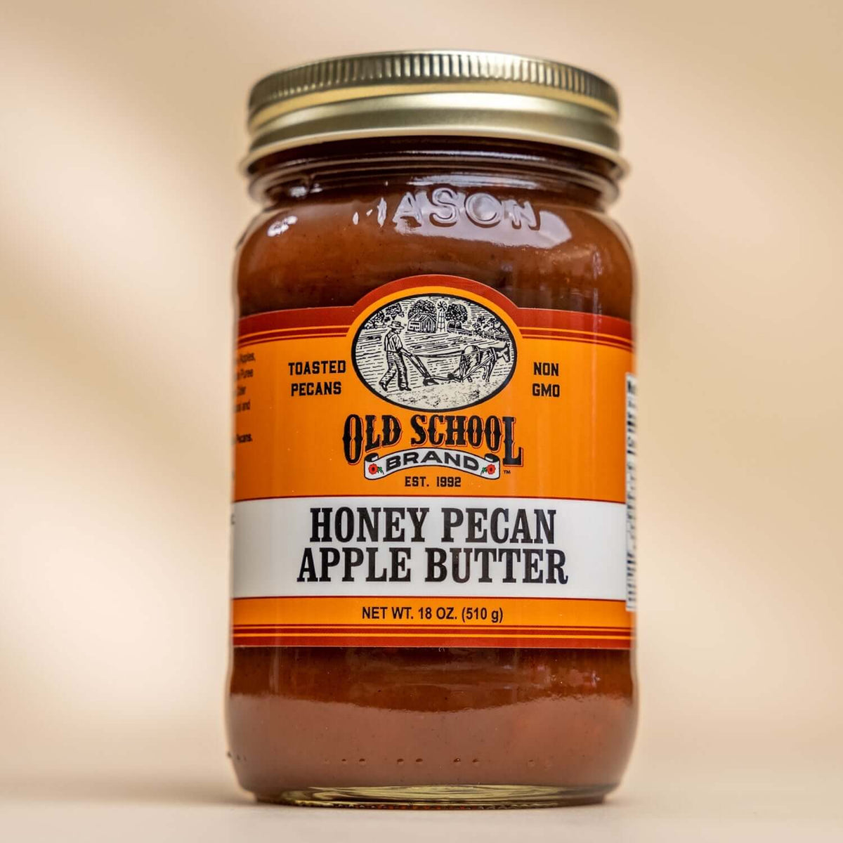 Honey Pecan Apple Butter 18 oz Sweet Nutty Spread