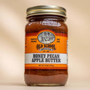 Old School Brand Honey Pecan Apple Butter – sweet apple spread with roasted pecans and warm spices