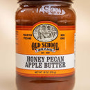 Old School Brand Honey Pecan Apple Butter – sweet apple spread with roasted pecans and warm spices