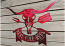 custom meat fire beer bbq metal sign personalized outdoor decor made in usa