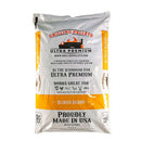 Premium blended hickory pellets for smoking meat with low ash. 