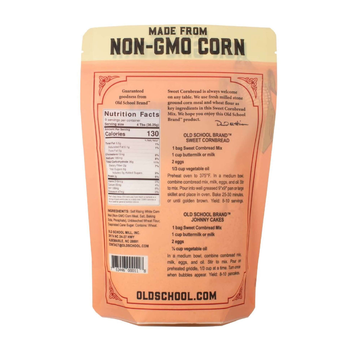 Cornbread Package Sweet Southern Cornbread Mix for Easy Homemade Flavor