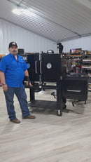 Shop Myron Mixon Large Capacity Offset Smoker with Insulated Firebox from DDR BBQ Supply