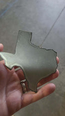 State of Texas raw metal cutout home décor from DDR BBQ Supply – 16-gauge cold rolled steel, made in the USA