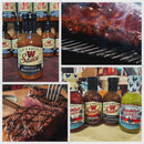 Bear and Burton 4-pack sauce bundle with customizable flavors including W Sauce, Fireshire and Breakfast sauces