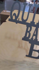 Backyard BBQ Metal Barbecue Sign