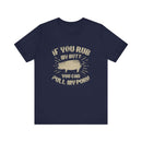 funny pig bbq shirt if you rub my butt you can pull my pork from DDR BBQ Supply