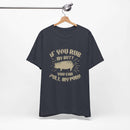 funny pig bbq shirt if you rub my butt you can pull my pork from DDR BBQ Supply