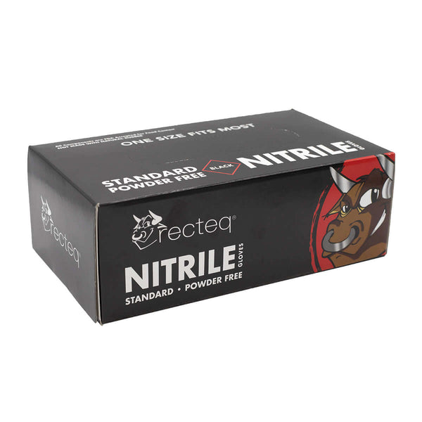 recteq black nitrile disposable gloves 100 count box for grilling and food prep