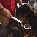 recteq grill brush and scraper with bristle-free spiral and stainless steel design