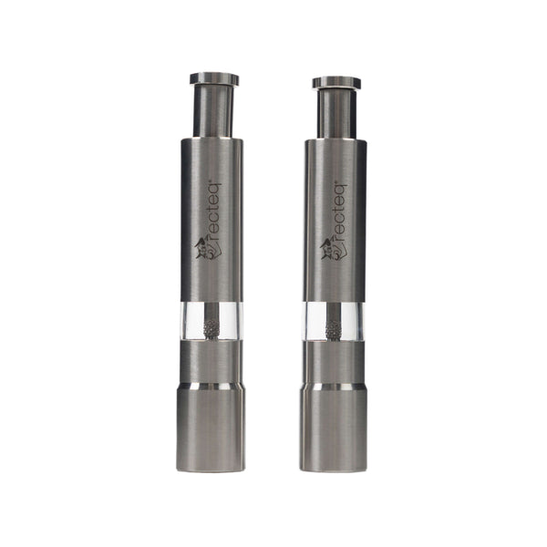 recteq thumb grinders salt and pepper set with compact handheld design for grilling and kitchen