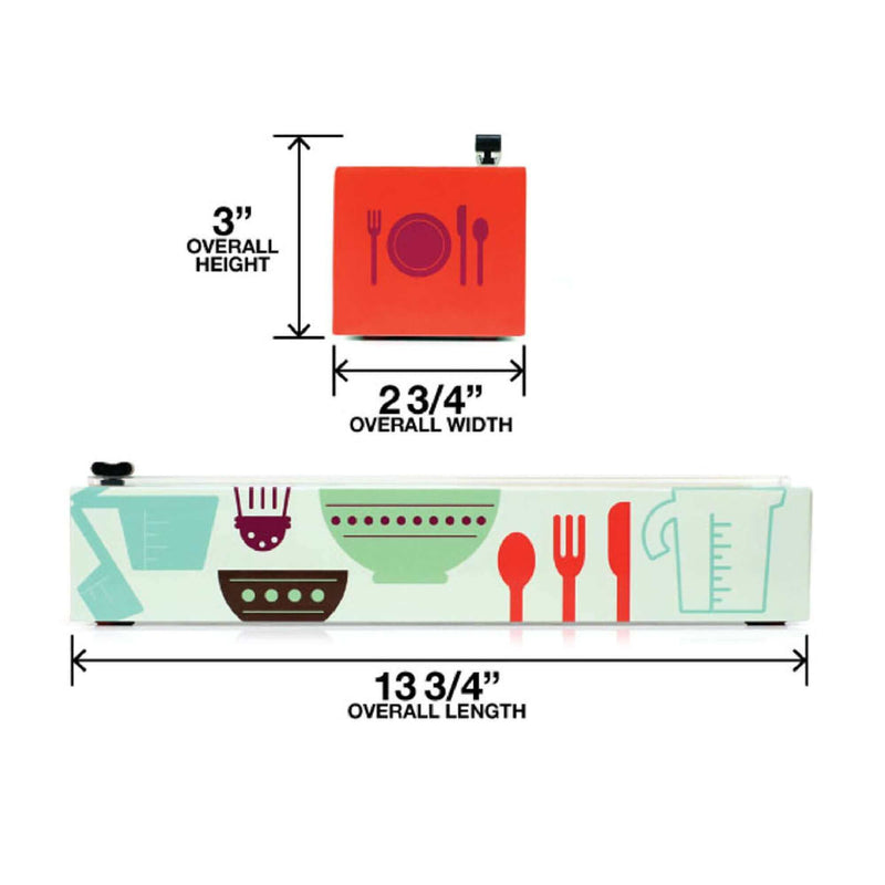 Plastic Wrap Cook's Tools Refillable Dispenser 12" x 30'