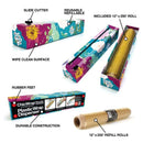 Plastic Wrap Spring Flowers Refillable Dispenser 12" x 30' ChicWrap Spring flowers print plastic wrap dispenser with BPA-free wrap and built-in slide cutter