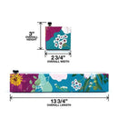 Plastic Wrap Spring Flowers Refillable Dispenser 12" x 30' ChicWrap Spring flowers print plastic wrap dispenser with BPA-free wrap and built-in slide cutter