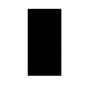 A simple black silhouette of an upright cello, its elegant curves as precise as a DDR Fab Old Country BBQ Pits Angus Replacement Tuning Plate (7" x 14"), set against a white background.
