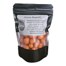 DDR BBQ Supply Manly Cans Cajun Peanuts in a black resealable pouch with spicy seasoning and crunchy shell