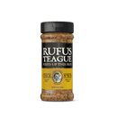 Rufus Teague Chick N' Rub is a bold, gluten-free poultry seasoning from Rufus Teague, featuring a black cap and yellow label—perfect for chicken on your next grill.