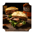 Rufus Teague Spicy Steak BBQ Sauce thick savory spicy sauce for steak burgers beef pork and potatoes