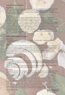 A recipe page for Gnocchi Mac & Cheese and Buttermilk Mashed Potatoes, with ingredients and steps over a veggie background. Tips feature everyday seasoning or Saltopia Italian Herbs & Garlic Salt: KITCHEN'S KEEPER by SALTOPIA Infused Sea Salts. Logo at the bottom.