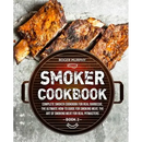 The Smoker Cookbook: Complete Smoker Cookbook for Real Barbecue, The Ultimate How-To Guide for Smoking Meat, The Art of Smoking Meat for Re – Paperback by Books by splitShops is displayed, featuring smoked ribs above a round grill graphic that highlights the book title and a description about mastering the art of smoking meats for barbecue—making it an ideal choice for beginners looking to learn smoking recipes.