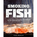 Book cover for Smoking Fish: Ultimate Smoker Cookbook for Real Barbecue, The Art of Smoking Fish for Real Pitmasters - Paperback by Gary Mercer, from Books by splitShops. Features a striking close-up of smoked fish, with bold white text overlaying the image. Ideal for anyone seeking a smoking fish cookbook or delicious smoked seafood recipes.