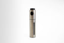 stainless steel 3 oz oil spray bottle with clear window for cooking and grilling