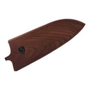 The Steelport Knife Co. 6" Sheath is a dark Oregon maple cover with curved edges and a subtle “S” mark, crafted to protect the blade of your American-made chef’s knife. This sheath from Steelport Knife Co. combines durability and elegance to keep your knife secure.